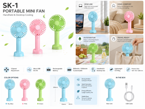 SK-1 MINI FANS INFO SCENE SK-1-MINI-FANS