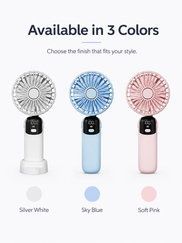 SP-5 Portable fans color SP-5 Portable Mini Fan – 5-Speed Handheld & Foldable Desk Fan