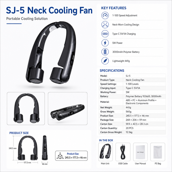 SJ-5 Neck cooling fan SJ-5 Neck cooling fan