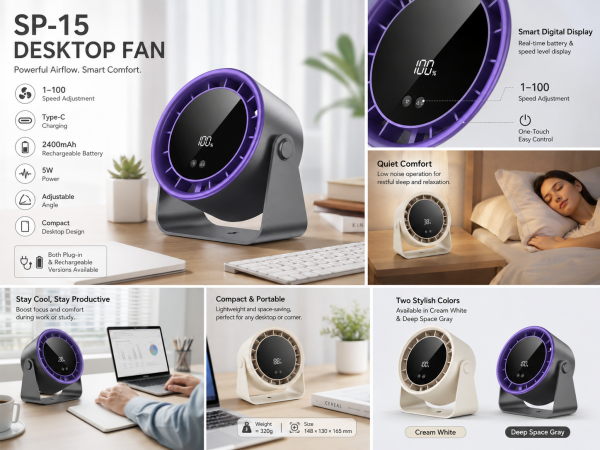 SP-15 DESK FANS SCENE INFO 3 SP-15-DESK-FANS