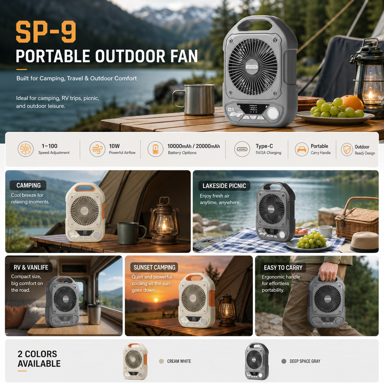 SP-9 OUTDOOR FANS